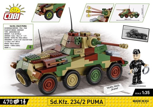 Cobi Klocki Klocki Sd.Kfz. 234/2 Puma