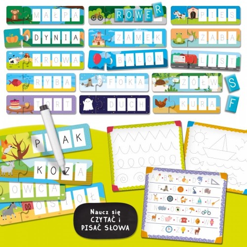 Lisciani Zestaw Carotina - 10 gier z czytaniem i pisaniem