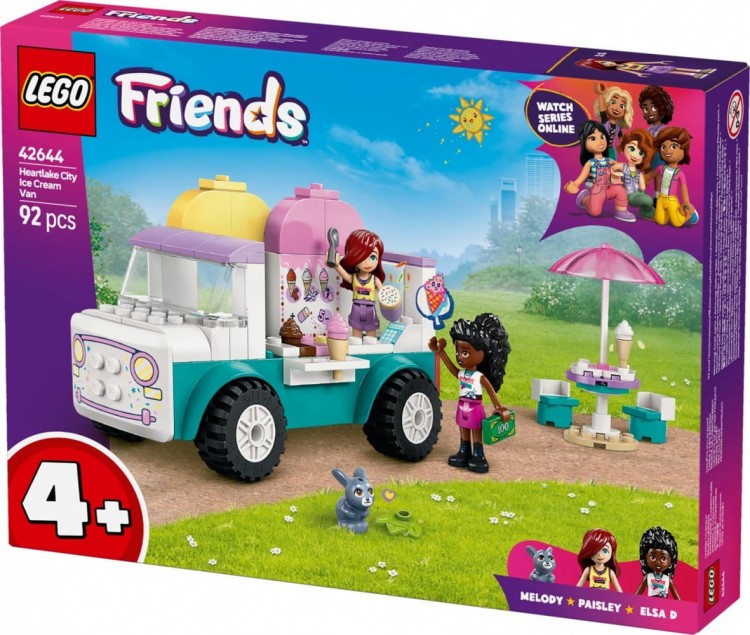 LEGO Klocki Friends 42644 Furgonetka z lodami w mieście Heartlake