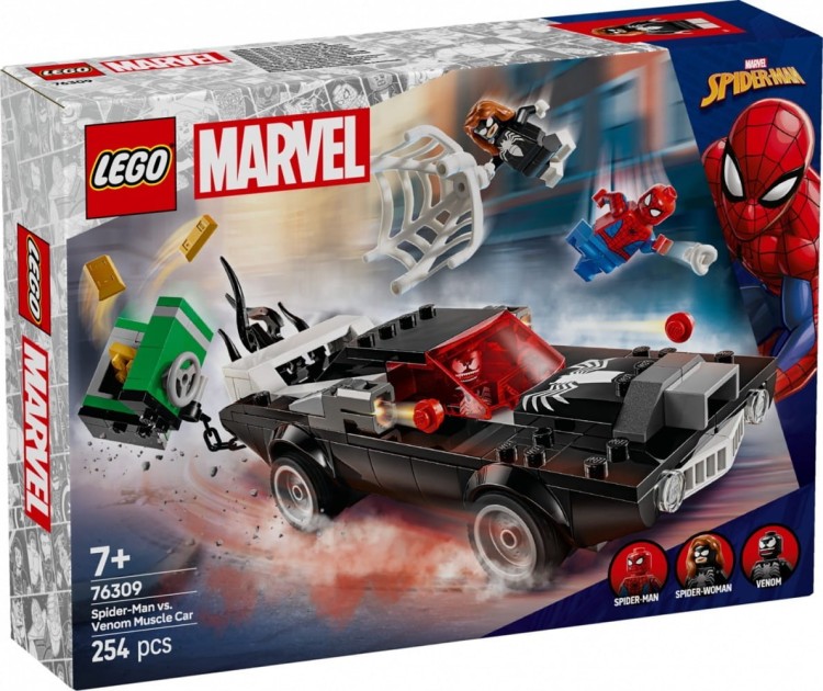 LEGO Klocki Super Heroes 76309 Spider-Man kontra muscle car Venoma