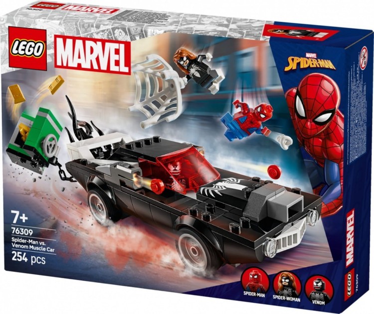 LEGO Klocki Super Heroes 76309 Spider-Man kontra muscle car Venoma
