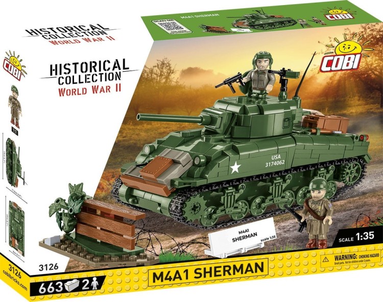 Cobi Klocki Klocki M4A1 Sherman 663 klocki