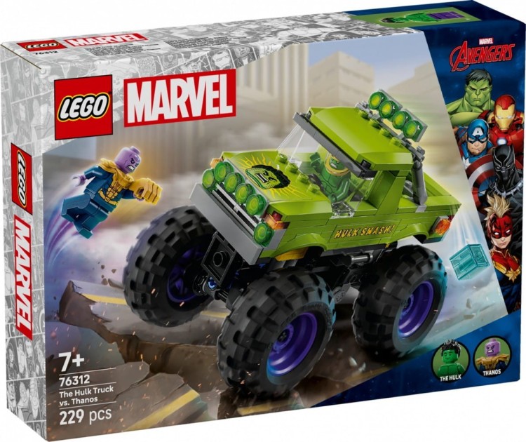 LEGO Klocki Super Heroes 76312 Monster truck Hulka kontra Thanos