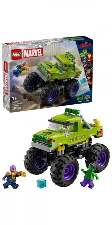 LEGO Klocki Super Heroes 76312 Monster truck Hulka kontra Thanos