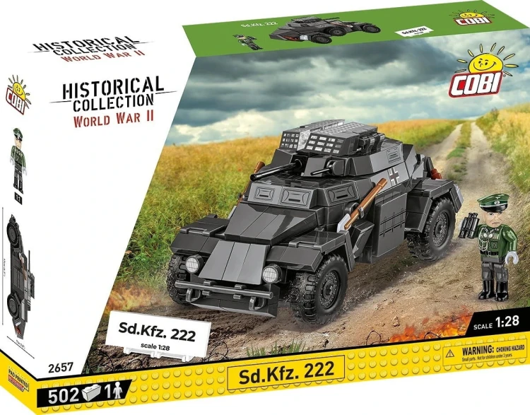 Cobi Klocki Klocki Sd.Kfz 222 502 klocki