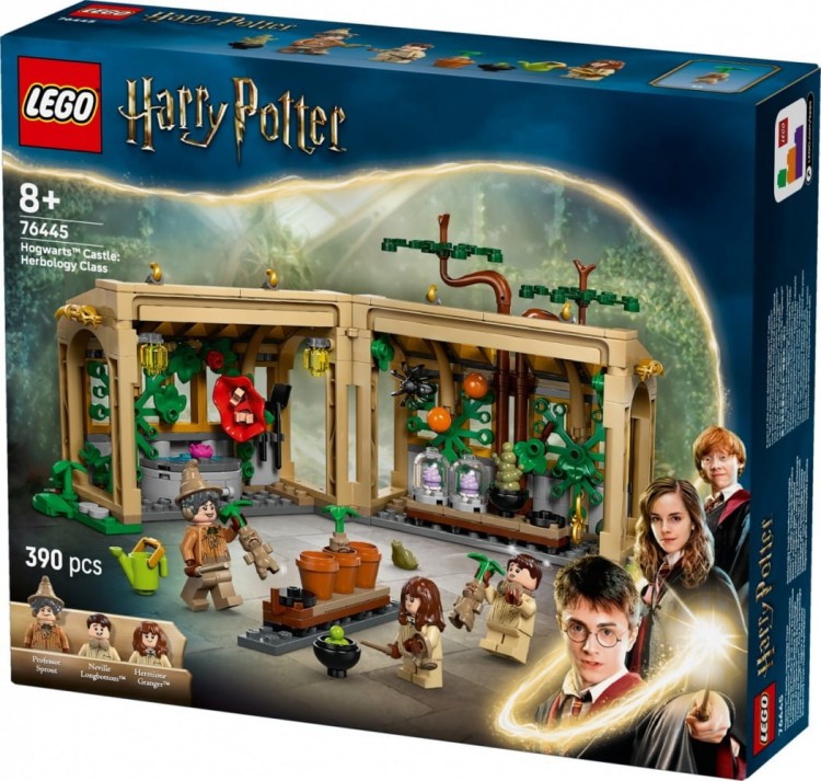 LEGO Klocki Harry Potter 76445 Zamek Hogwart: zajęcia z zielarstwa
