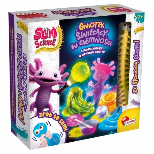 Lisciani Zestaw Slumi Science - Gniotek świecący w ciemności