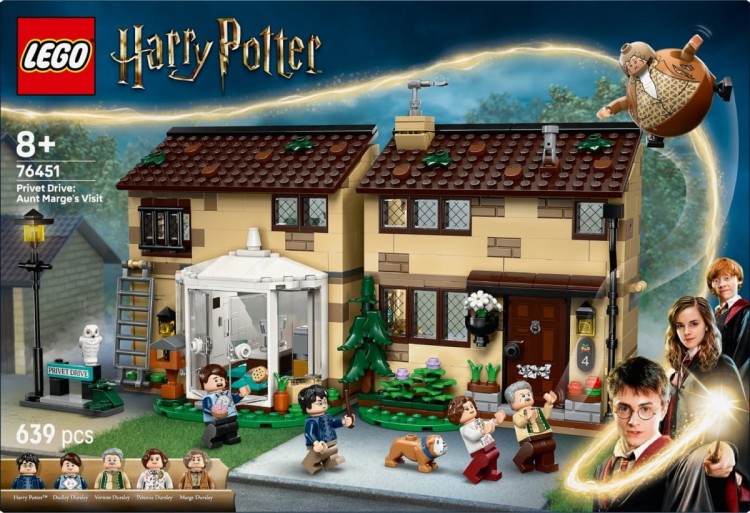 LEGO Klocki Harry Potter 76451 Privet Drive: Wizyta ciotki Marge