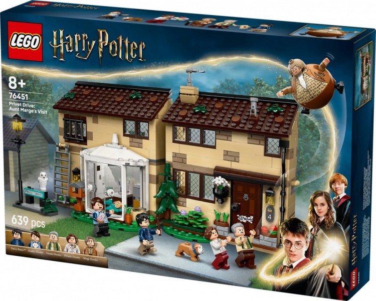 LEGO Klocki Harry Potter 76451 Privet Drive: Wizyta ciotki Marge