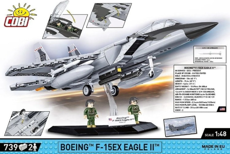 Cobi Klocki Klocki Boeing F-15 EX Eagle II