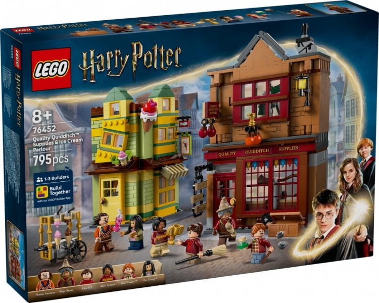 LEGO Klocki Harry Potter 76452 Markowy sprzęt do quidditcha i lodziarnia