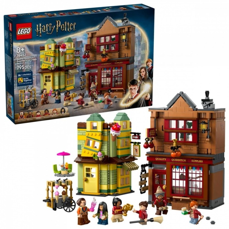 LEGO Klocki Harry Potter 76452 Markowy sprzęt do quidditcha i lodziarnia