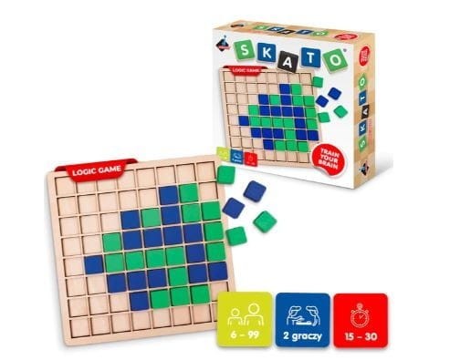 ASKATO Gra Skato drewniana