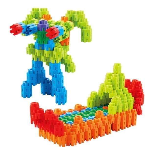 ASKATO Klocki Małych Geniuszy Śrubki 65 elementów