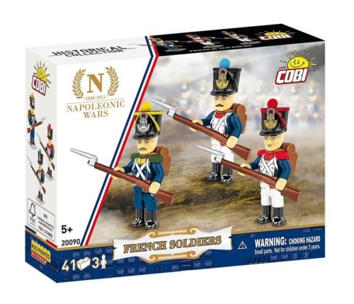 Cobi Klocki Klocki Francuscy żołnierze 41 elementów