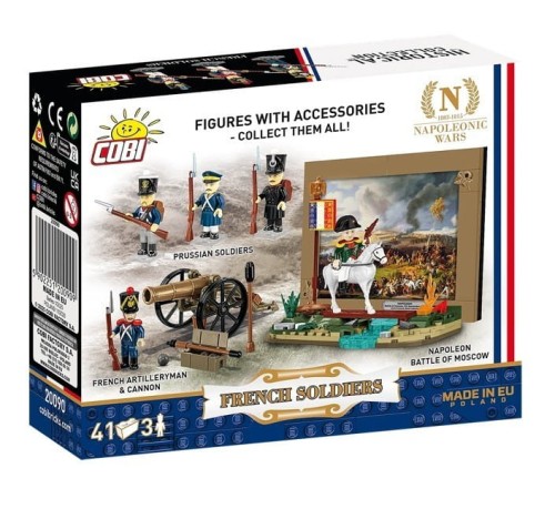 Cobi Klocki Klocki Francuscy żołnierze 41 elementów