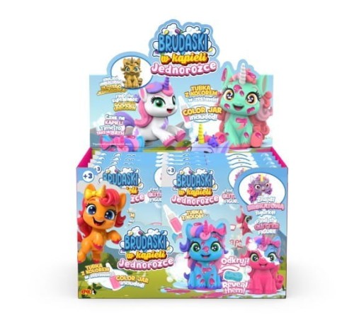 Epee Figurki Brudaski w kapieli Jednorożce 12 sztuk Display