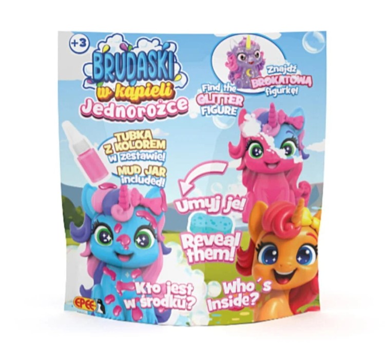 Epee Figurki Brudaski w kapieli Jednorożce 12 sztuk Display