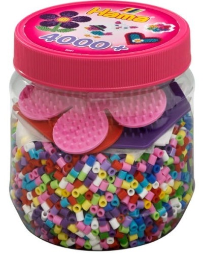 Dante Hama Koraliki i podstawki w pojemniku