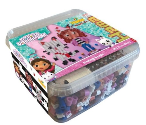 Dante Hama Maxi koraliki i podstawka w pudełku Koci Domek Gabi