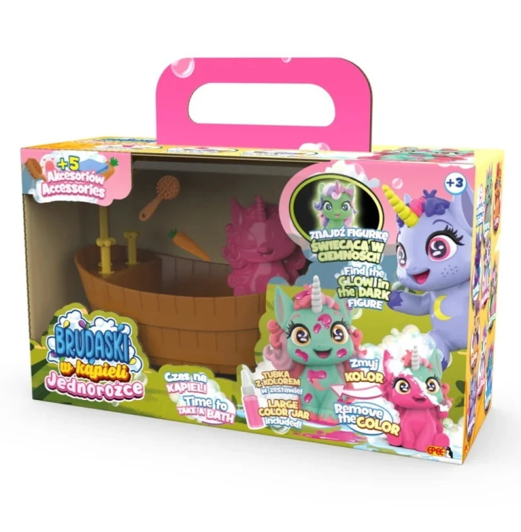 Epee Figurki Brudaski Jednorożce Zestaw Łazienka Florcia