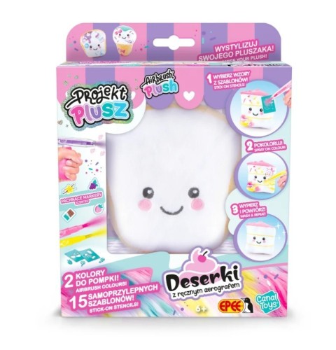 Epee Projekt Plusz Deserki - Kreatywny zestaw z ręcznym aerografem, Chałka