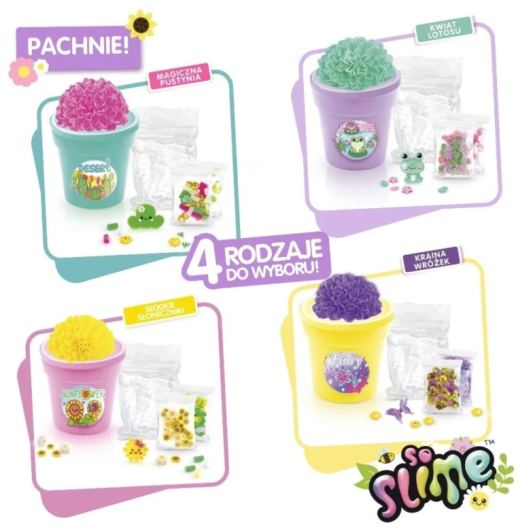 Epee Zestaw kreatywny So Slime Kwiatowe Kreacje - doniczka zielona