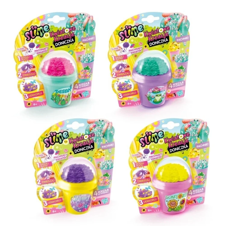 Epee Zestaw kreatywny So Slime Kwiatowe Kreacje - doniczka zielona