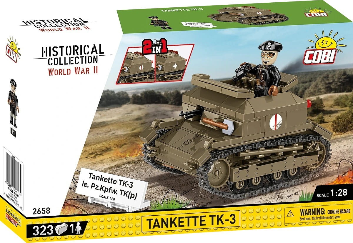 Cobi Klocki Klocki Tankietka TK-3 323 klocków