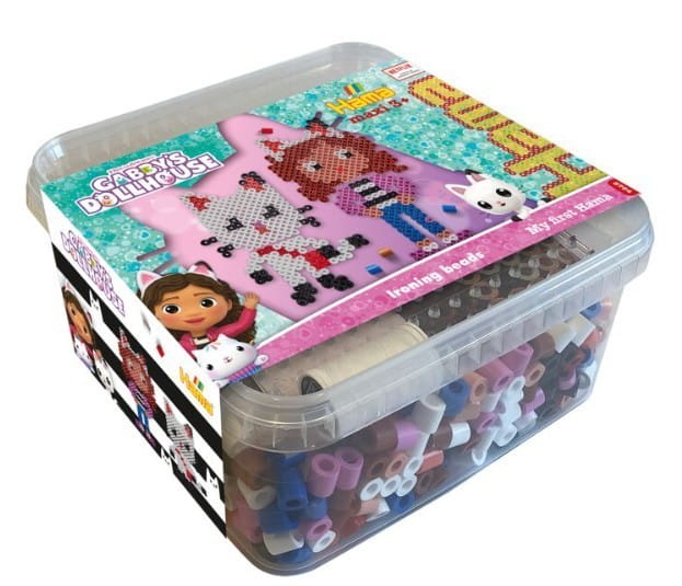 Dante Hama Maxi koraliki i podstawka w pudełku Koci Domek Gabi