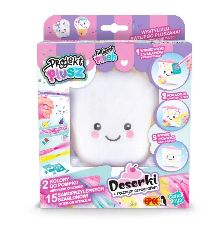 Epee Projekt Plusz Deserki - Kreatywny zestaw z ręcznym aerografem, Chałka